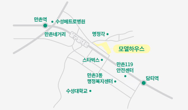 펜타힐즈 더블유 스퀘어 주변 약도